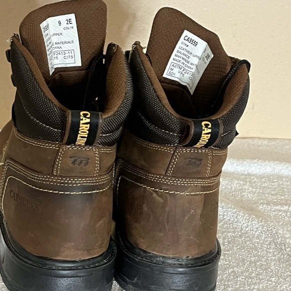 Carolina High Top Safety Steel Toe Shoes Sz 9 - Picture 9 of 13